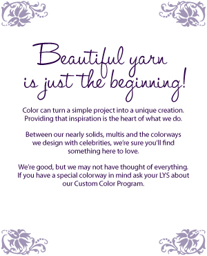Beautiful yarn is just the beginning.