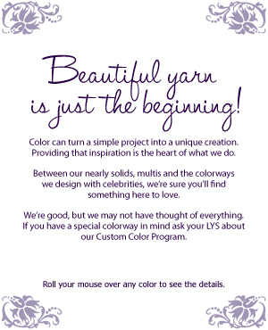Beautiful yarn is just the beginning.